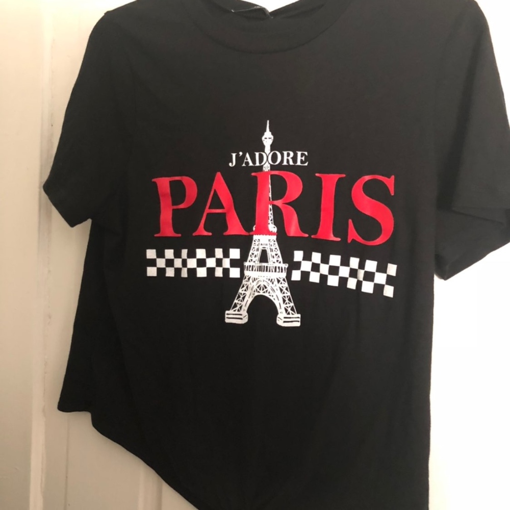 Paris Crop Top Tee